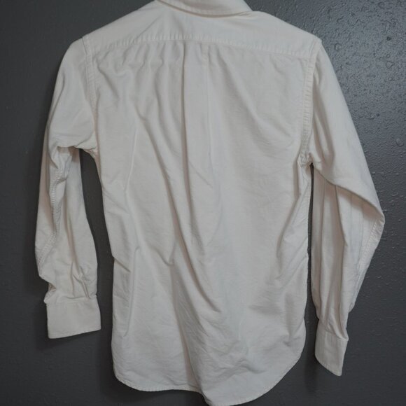 Ralph Lauren Kids Boy White Oxford 100% Cotton Button Down Shirt Size 12 - Picture 4 of 5